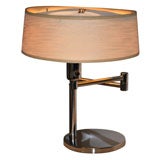 Retro Nessen Table lamp with original shade