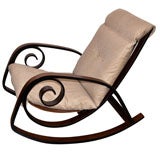 Thonet-inspired vintage rocker