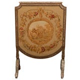 Aubusson Tapestry Screen on Painted Frame