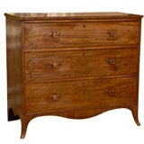 Antique 19th Century Inlaid Georgian Chest of Faded Mahogany