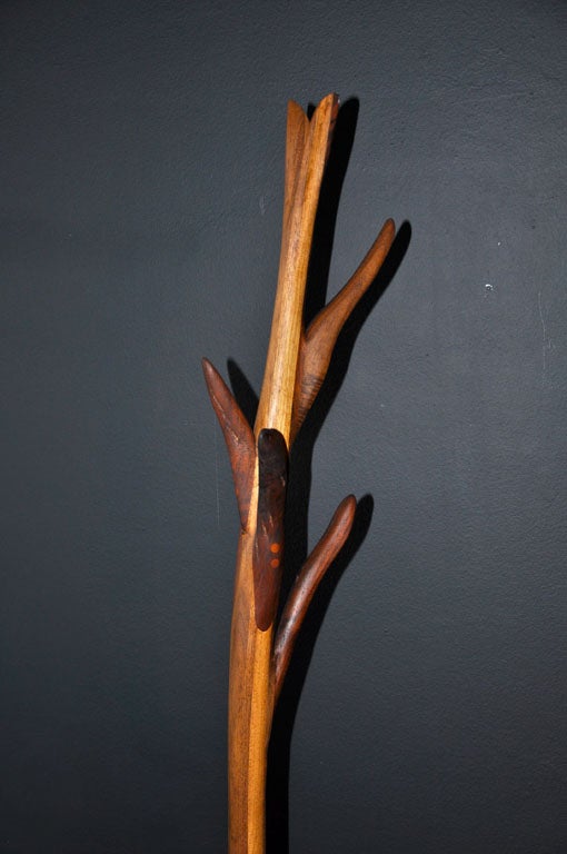 MICHAEL WILSON TREE BRANCH COAT RACK, 21st Century In Excellent Condition For Sale In Los Angeles, CA