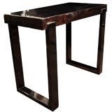 1940's Ebonized Side Table Designed by Billy Haines