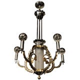 Art Deco Chandelier in The Manner of Edgar Brandt