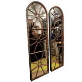 Vintage Sunburst Palladian Mirror