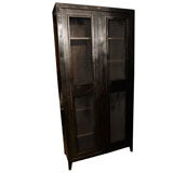 French "Kendall" Metal Mesh Front Cabinet