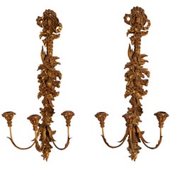Pair of Rococo Style Sconces