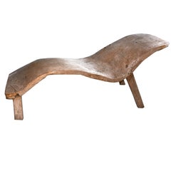 RECLAIMED WOODEN CHAISE