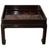 Chinoiserie Meiji Lacquered Tray on  Stand Coffee Table