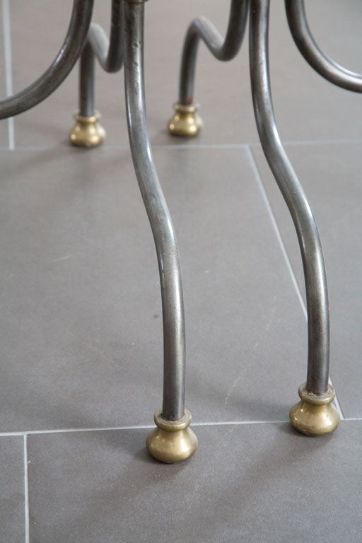 French 1980's Semi Circular End Tables