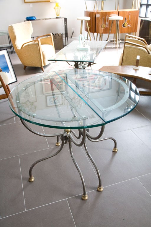 20th Century 1980's Semi Circular End Tables