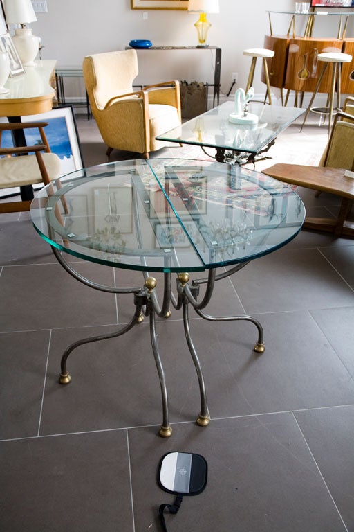 1980's Semi Circular End Tables 3