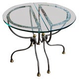 1980's Semi Circular End Tables