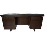 Mahogany Desk designed by Paul Laszlo for Brown Saltman