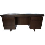 Vintage Mahogany Desk designed by Paul Laszlo for Brown Saltman