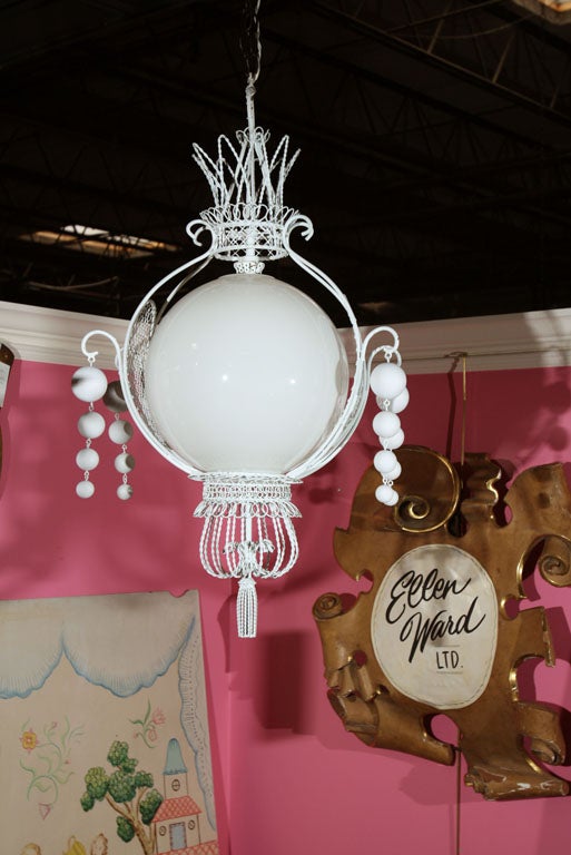 Auntie Mame Style Whimsical Hanging Globe