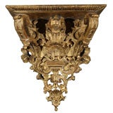 Gilded Carved Wall Bracket