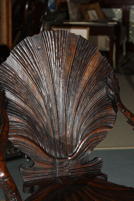 Italian Grotto Chair For Sale