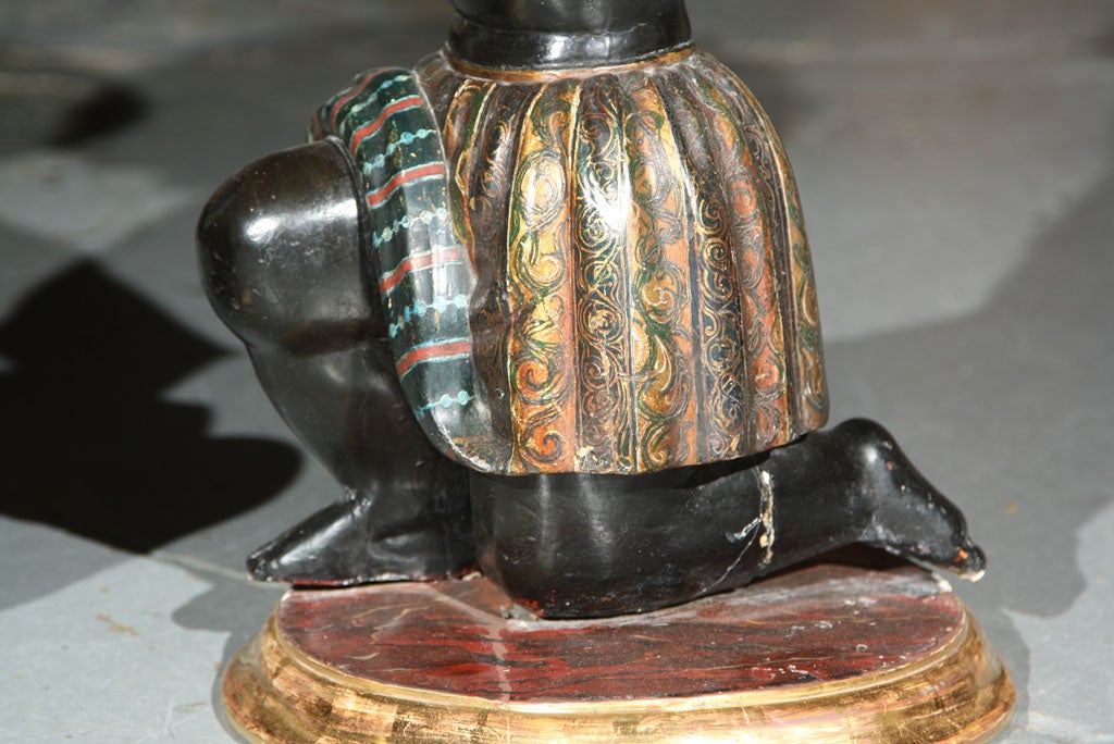 Pair of Blackamoor Tables For Sale 2