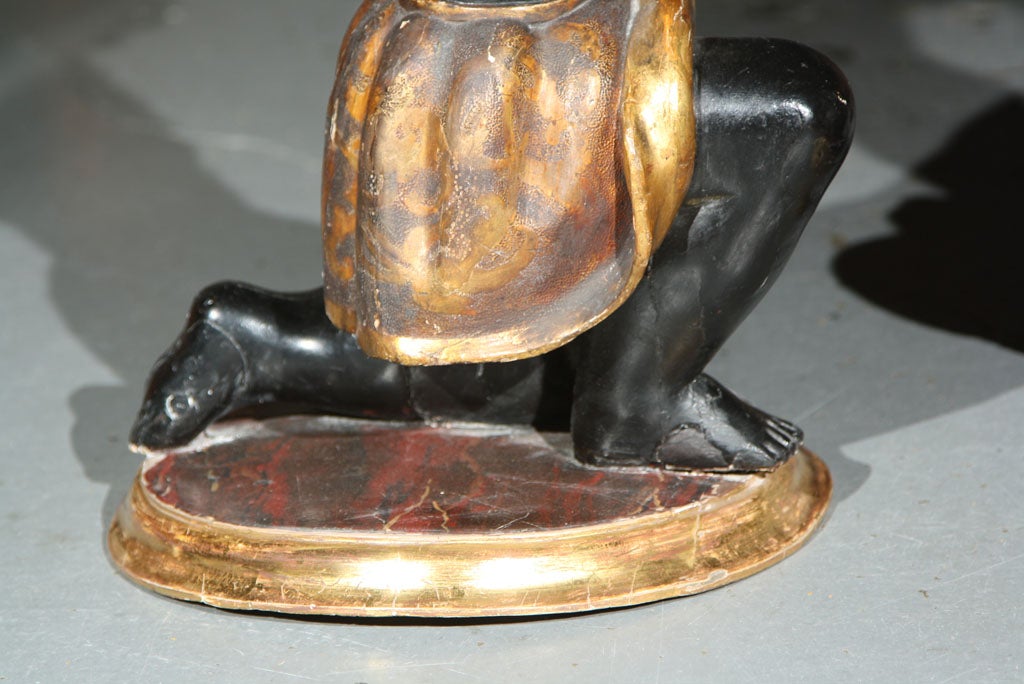 Pair of Blackamoor Tables For Sale 3