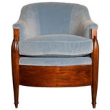 ART DECO CLUB CHAIR style  attribted to LELEU