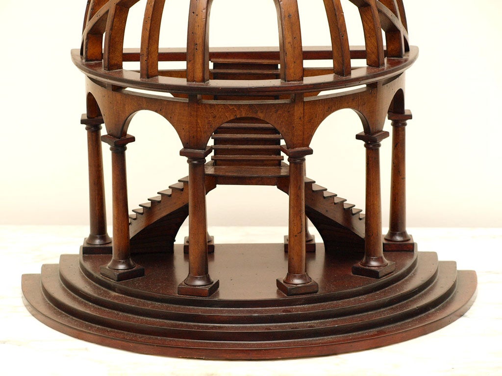 20th Century Wooden Architectural Staircase Model