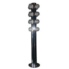 Chrome Saguaro Floor Lamp