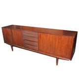 Rosewood Sideboard with 4 sliding doors and 5 drawers