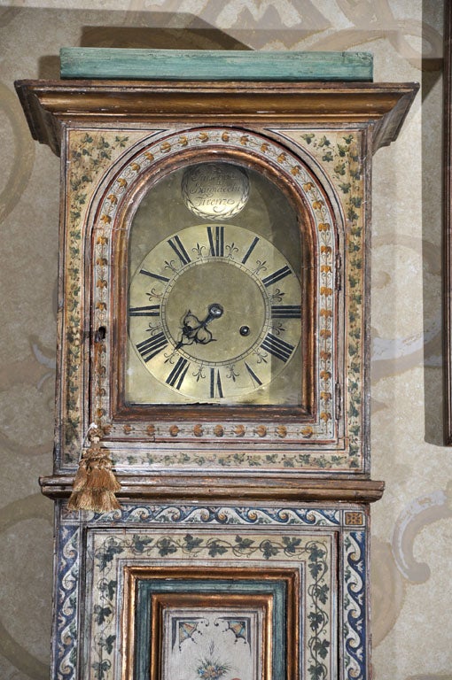 19TH Century Italian Renaissance Revival Case Clock In Good Condition In Los Angeles, CA