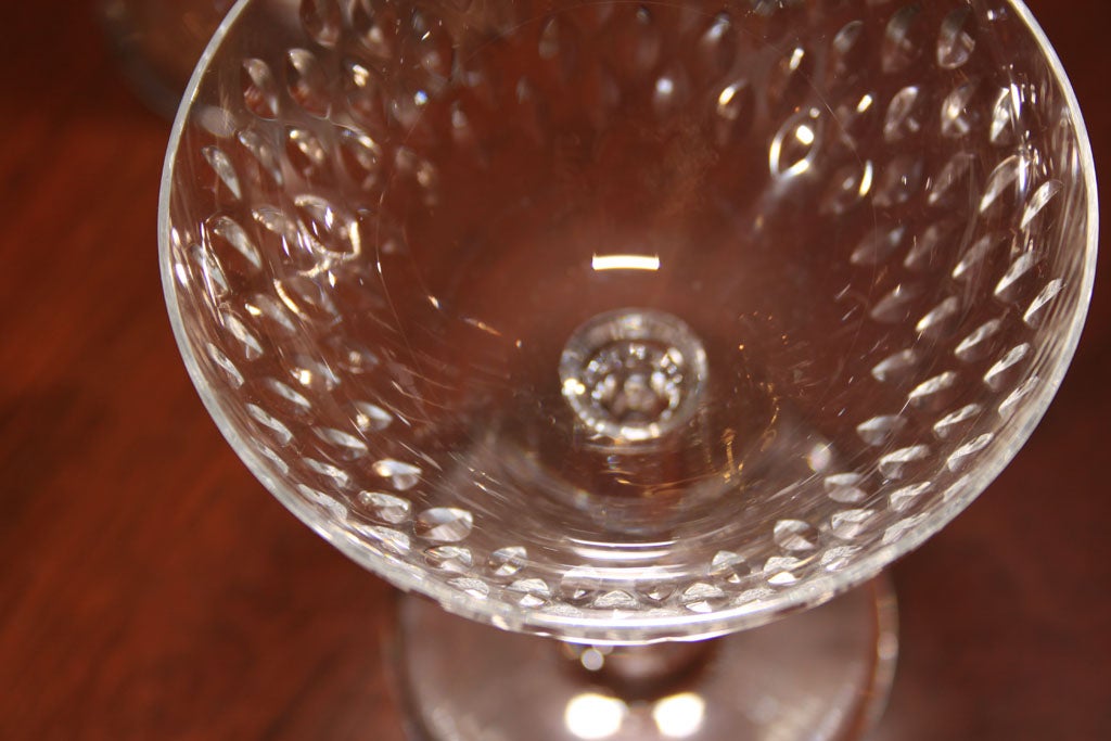 32 piece Baccarat crystal stemware set (8 place set) 1