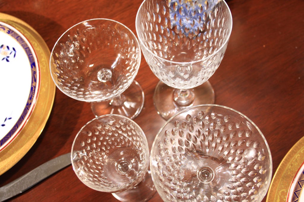 32 piece Baccarat crystal stemware set (8 place set) 5