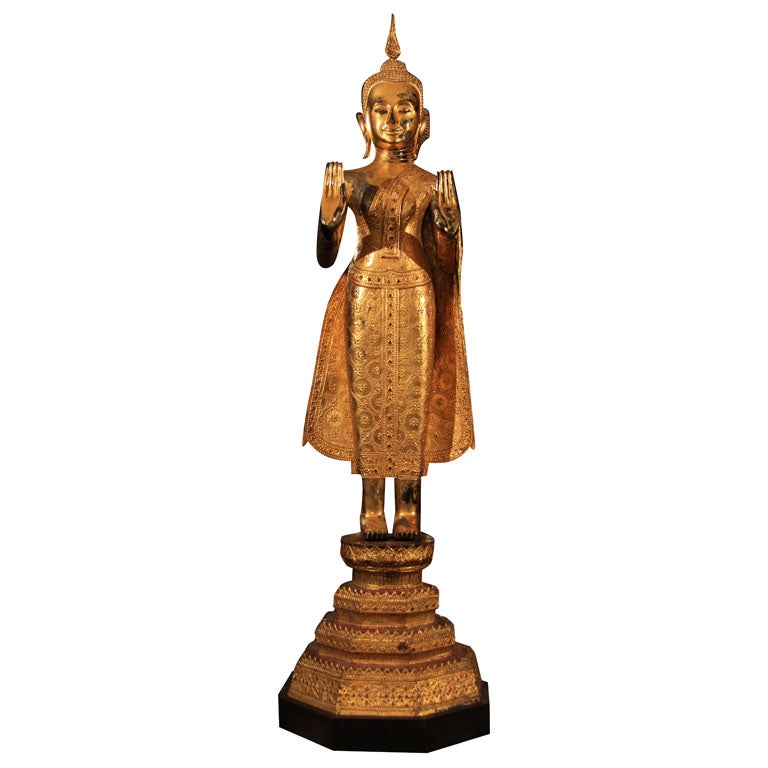 Gilded Bronze Buddha
