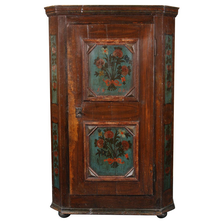 Painted Dutch Kas / Cupboard