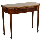 English Mahogany Game Table 4