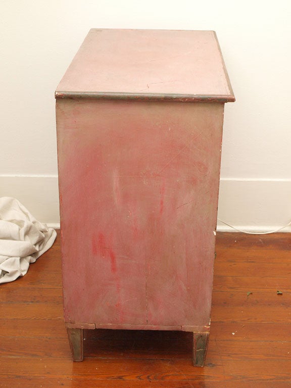 Antique French Deep Pink Dresser or Commode 4