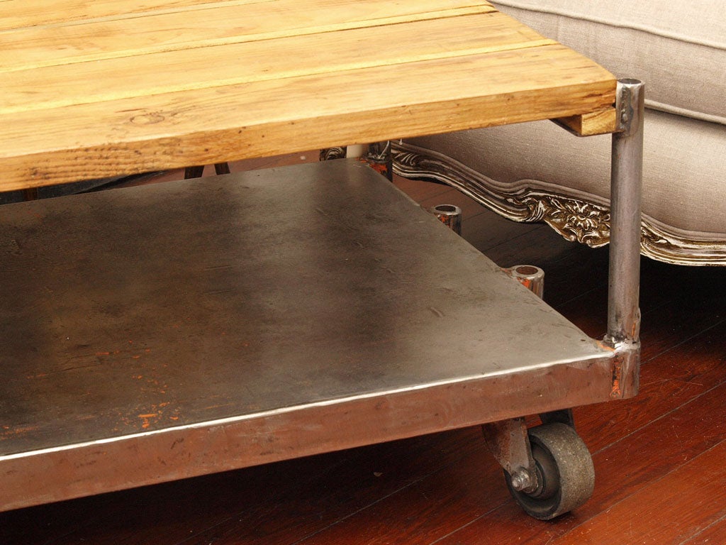 Original Industrial Factory Cart - Coffee Table 3