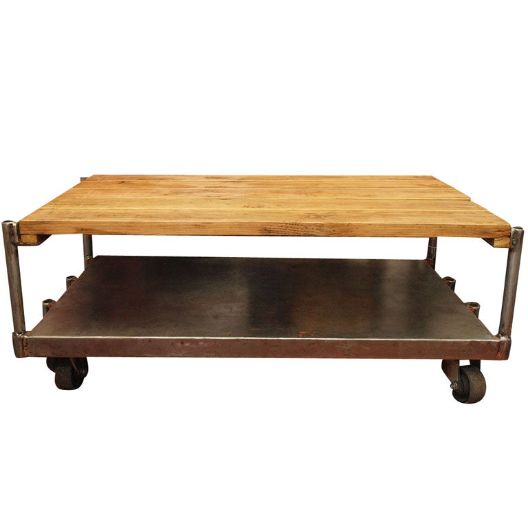 Original Industrial Factory Cart - Coffee Table