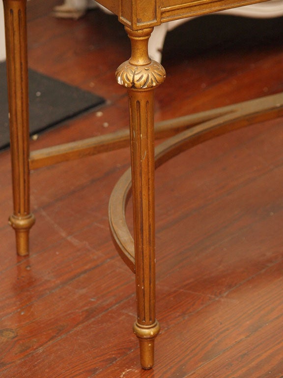 20th Century Gilded Louis XVI Style Desk or Vanity