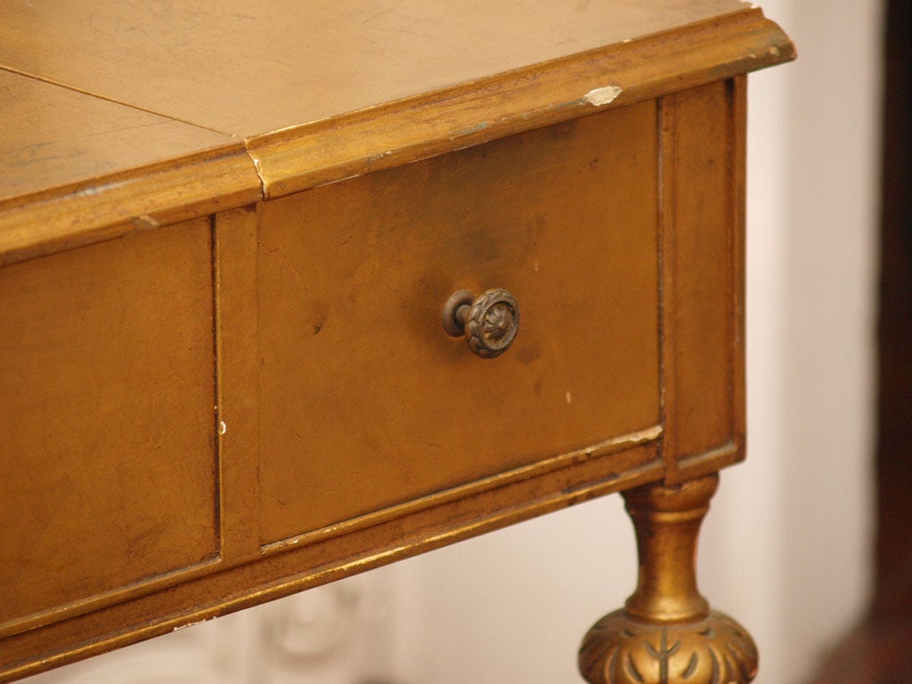 Gilded Louis XVI Style Desk or Vanity 2