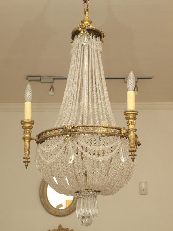 Late 19th Century French Empire Chandelier at 1stDibs