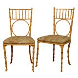 Antique Six Napoleon III Style Chairs