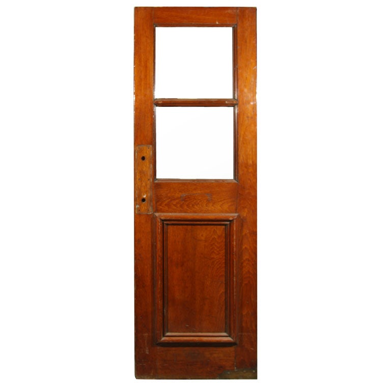 Solid Wood English Cafe Style Doors Beveled Glass 19 Available