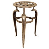 Antique Diminutive Cast Iron Trivet/Table, England, Late 19th Century