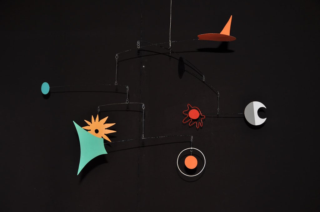 Wrought Iron Mobile in the Manner of Alexander Calder
