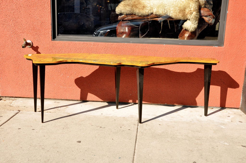 Plywood A Map of Manhattan Coffee Table by Doug Edge