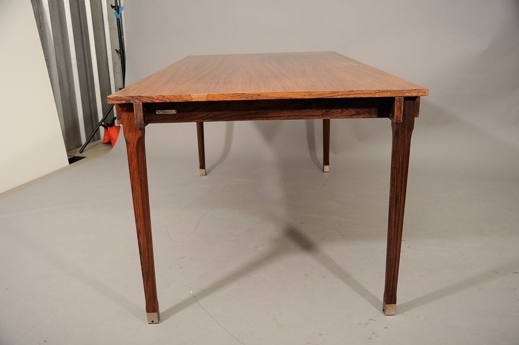Metal A rare dining table by Luisa & Ico Parisi for MIM For Sale