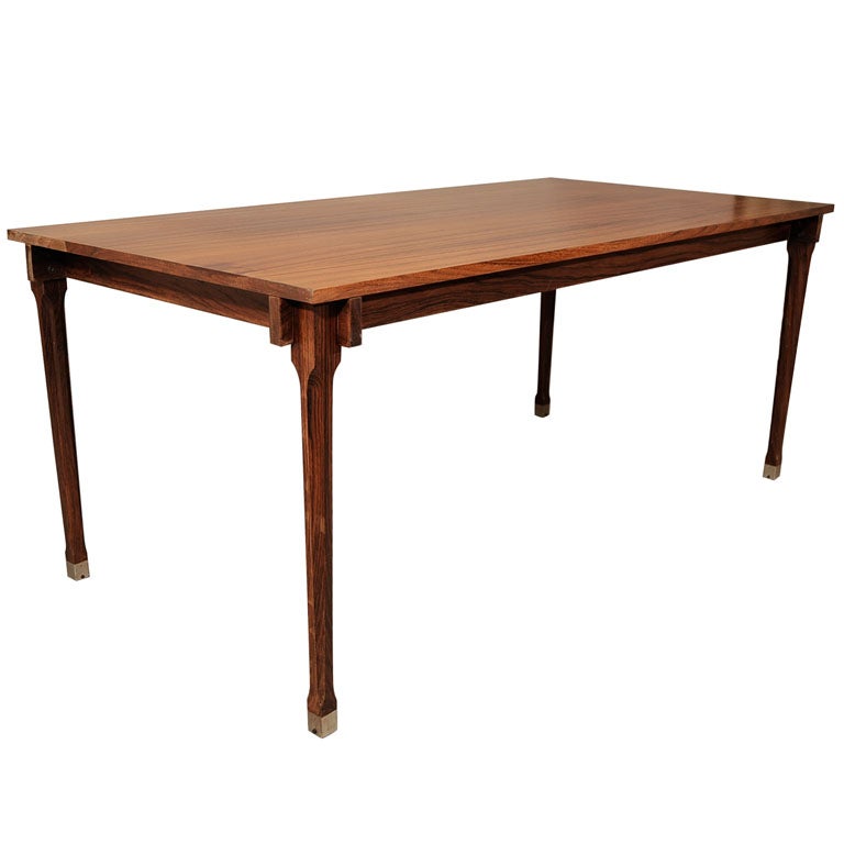 A rare dining table by Luisa & Ico Parisi for MIM For Sale