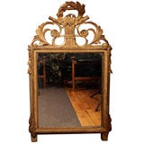 Antique 19th Century Provencal Gilt-wood Mirror