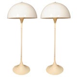 Pair of Verner Panton Panthella Floor Lamps