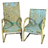 His and Hers Spring Chairs by Paul Follet