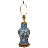 Chinese Blue and White Vase as Lamp Chinese Blue and White Vase as Lamp